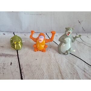 1990 Mcdonalds Jungle Book Complete Set of 3 Kids Happy Meal Toy